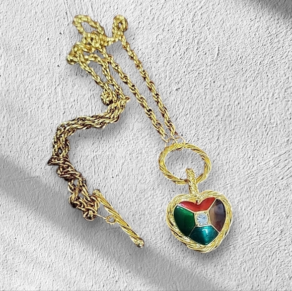 Ivana Trump Gold Plated Charm Necklace - Picture 1 of 5